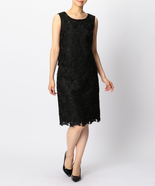 NARACAMICIE(ナラカミーチェ)の「【セットアップ対応】リーフケミカルレースノースリーブブラウス(シャツ/ブラウス・レディース・ブラック・MEDIUM/SMALL/LARGE)」の10枚目の写真