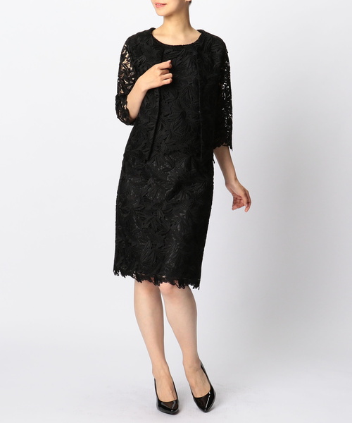 NARACAMICIE(ナラカミーチェ)の「【セットアップ対応】リーフケミカルレースノースリーブブラウス(シャツ/ブラウス・レディース・ブラック・MEDIUM/SMALL/LARGE)」の11枚目の写真