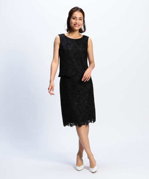 NARACAMICIE(ナラカミーチェ)の「【セットアップ対応】リーフケミカルレースノースリーブブラウス(シャツ/ブラウス・レディース・ブラック・MEDIUM/SMALL/LARGE)」の14枚目の写真