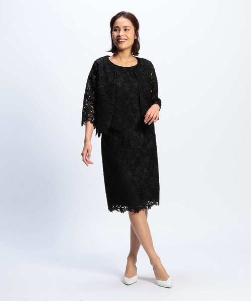 NARACAMICIE(ナラカミーチェ)の「【セットアップ対応】リーフケミカルレースノースリーブブラウス(シャツ/ブラウス・レディース・ブラック・MEDIUM/SMALL/LARGE)」の15枚目の写真