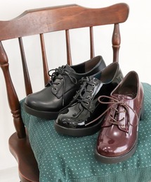 byあしながおじさん | 〈byあしながおじさん〉　厚底レースアップシューズ(ドレスシューズ)