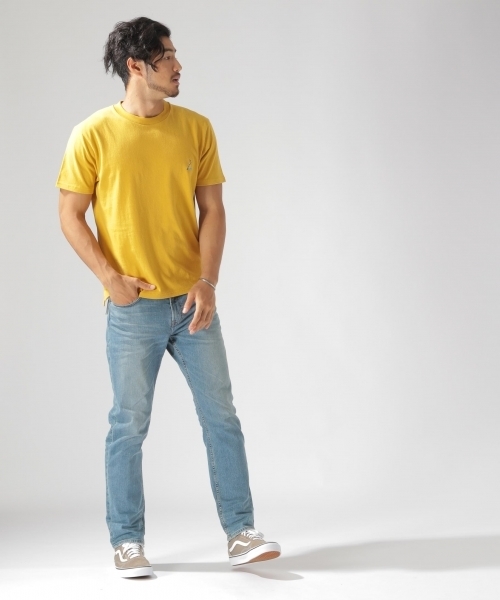 BAYFLOW(ベイフロー)の「PLAY GIRL刺繍SST(Tシャツ/カットソー・メンズ・ホワイト/パープル/サックスブルー/マスタード・SMALL/MEDIUM/LARGE)」の15枚目の写真