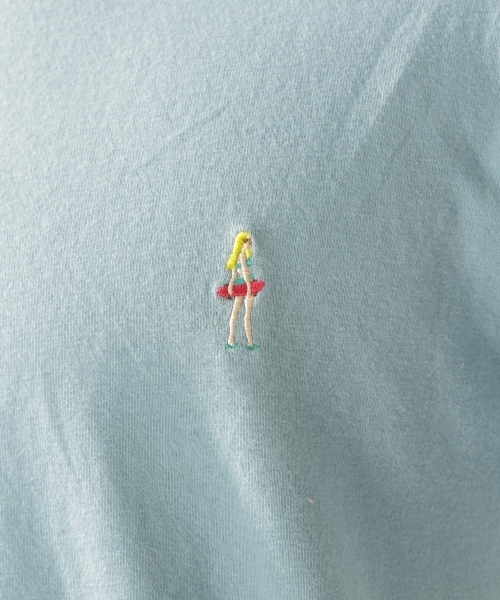 BAYFLOW(ベイフロー)の「PLAY GIRL刺繍SST(Tシャツ/カットソー・メンズ・ホワイト/パープル/サックスブルー/マスタード・SMALL/MEDIUM/LARGE)」の17枚目の写真