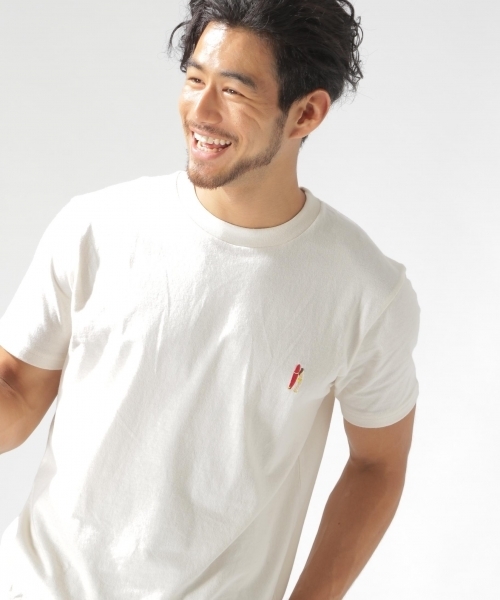 BAYFLOW(ベイフロー)の「PLAY GIRL刺繍SST(Tシャツ/カットソー・メンズ・ホワイト/パープル/サックスブルー/マスタード・SMALL/MEDIUM/LARGE)」の20枚目の写真