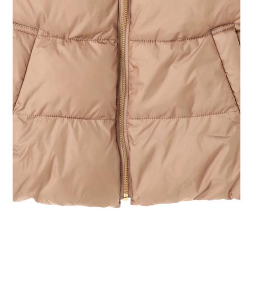 YECCA VECCA(イェッカヴェッカ)の「・フードエコファーベスト(ベスト・レディース・ネイビー/キャメル・FREE)」の13枚目の写真