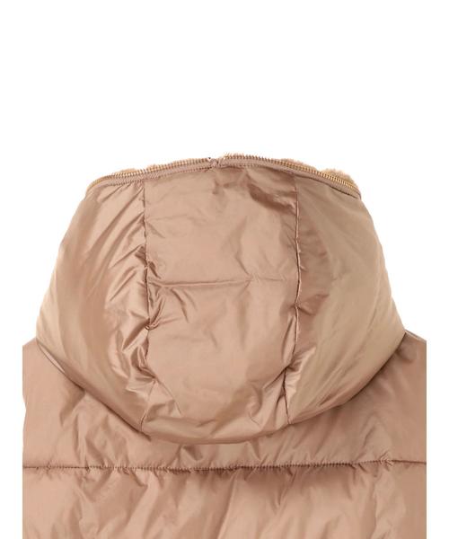 YECCA VECCA(イェッカヴェッカ)の「・フードエコファーベスト(ベスト・レディース・ネイビー/キャメル・FREE)」の11枚目の写真