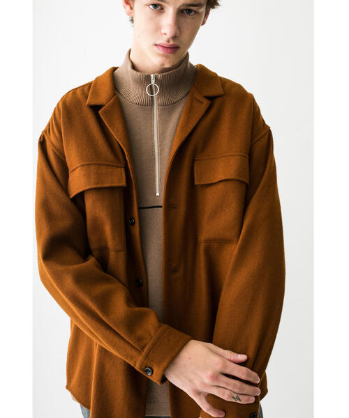 MONKEY TIME（モンキータイム）の「＜monkey time＞ FLANO SHORT COLLAR SHIRT/シャツ ◆（シャツ/ブラウス・メンズ・ダークグリーン/ブラウン・LARGE/X-LARGE/SMALL/MEDIUM）」の10枚目の写真