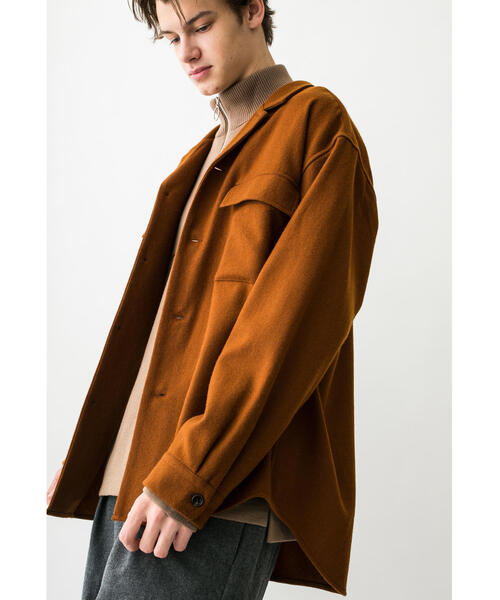 MONKEY TIME（モンキータイム）の「＜monkey time＞ FLANO SHORT COLLAR SHIRT/シャツ ◆（シャツ/ブラウス・メンズ・ダークグリーン/ブラウン・LARGE/X-LARGE/SMALL/MEDIUM）」の11枚目の写真