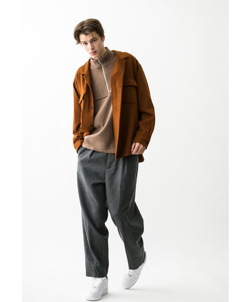 MONKEY TIME（モンキータイム）の「＜monkey time＞ FLANO SHORT COLLAR SHIRT/シャツ ◆（シャツ/ブラウス・メンズ・ダークグリーン/ブラウン・LARGE/X-LARGE/SMALL/MEDIUM）」の12枚目の写真