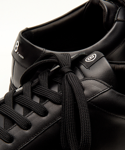 FOOTSTOCK ORIGINALS（フットストックオリジナルズ）の「【FOOTSTOCK】MINIMAL SIX-HOLE SNEAKERS（スニーカー・メンズ・ブラック系その他2/ホワイト/ブラック・8/9/7）」の13枚目の写真