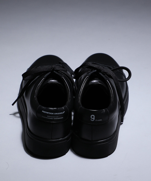 FOOTSTOCK ORIGINALS（フットストックオリジナルズ）の「【FOOTSTOCK】MINIMAL SIX-HOLE SNEAKERS（スニーカー・メンズ・ブラック系その他2/ホワイト/ブラック・8/9/7）」の16枚目の写真