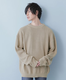 ビッグシルエットライトニット