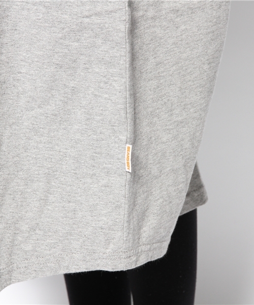 BEAMS BOY（ビームスボーイ）の「△BEAMS BOY / ポケット ラグラン3/4 **（ワンピース・レディース・ライトグレー/ワイン・ONE SIZE）」の9枚目の写真