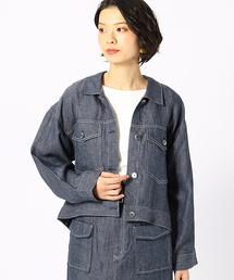《麻デニム》 ビッグ Ｇジャン