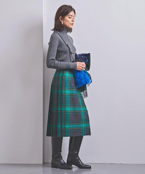 UNITED ARROWS(ユナイテッドアローズ)の「UWSC W/PE リブ タートルネック ニット†(ニット/セーター・レディース・ダークグレー/ベージュ/ブラック/ロイヤルブルー・FREE)」の10枚目の写真