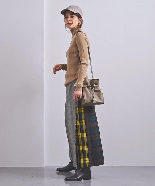 UNITED ARROWS(ユナイテッドアローズ)の「UWSC W/PE リブ タートルネック ニット†(ニット/セーター・レディース・ダークグレー/ベージュ/ブラック/ロイヤルブルー・FREE)」の7枚目の写真