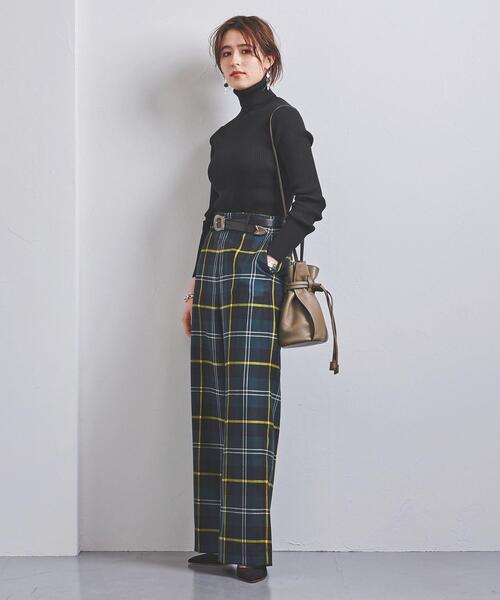 UNITED ARROWS(ユナイテッドアローズ)の「UWSC W/PE リブ タートルネック ニット†(ニット/セーター・レディース・ダークグレー/ベージュ/ブラック/ロイヤルブルー・FREE)」の6枚目の写真