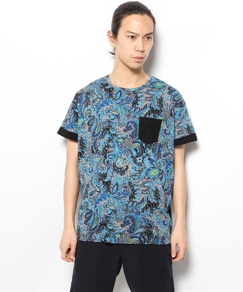 MIDWEST（ミッドウエスト）の「DIET  BUTCHER  SLIM  SKIN ビックプリントＴシャツ（Tシャツ/カットソー・メンズ・ブルー/ネイビー・2/1）」の15枚目の写真