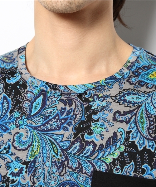 MIDWEST（ミッドウエスト）の「DIET  BUTCHER  SLIM  SKIN ビックプリントＴシャツ（Tシャツ/カットソー・メンズ・ブルー/ネイビー・2/1）」の12枚目の写真