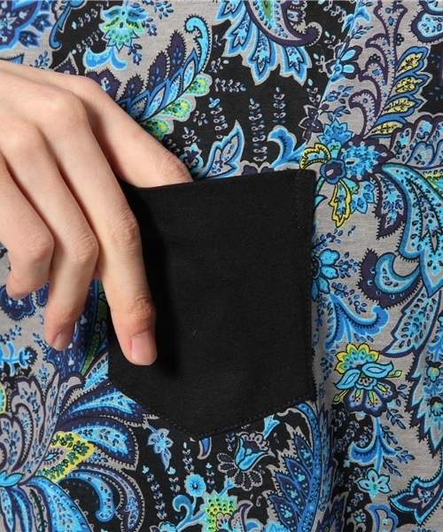 MIDWEST（ミッドウエスト）の「DIET  BUTCHER  SLIM  SKIN ビックプリントＴシャツ（Tシャツ/カットソー・メンズ・ブルー/ネイビー・2/1）」の10枚目の写真