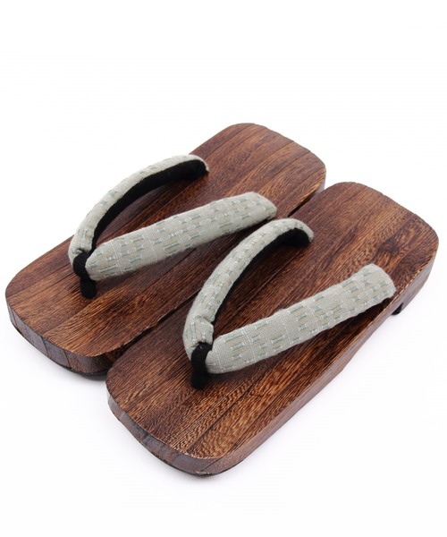 ８(eight)（エイト）の「柄物 下駄 桐（和装小物・メンズ・ベージュ/ライトグリーン/ホワイト×ブラック/ブラック系その他/グレー系その他/ブルー系その他/イエロー系その他/レッド系その他/ブルー系その他2/レッド系その他2・LARGE/X-LARGE）」の5枚目の写真