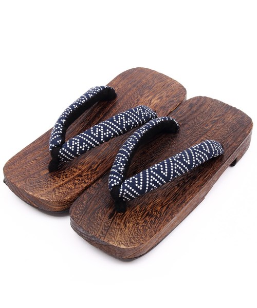 ８(eight)（エイト）の「柄物 下駄 桐（和装小物・メンズ・ベージュ/ライトグリーン/ホワイト×ブラック/ブラック系その他/グレー系その他/ブルー系その他/イエロー系その他/レッド系その他/ブルー系その他2/レッド系その他2・LARGE/X-LARGE）」の7枚目の写真