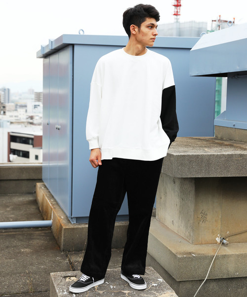 Ressaca（レサーカ）の「太畝コーデュロイワイドパンツ（その他パンツ・メンズ・ブラック/カーキ/ライトベージュ・M/L）」の12枚目の写真