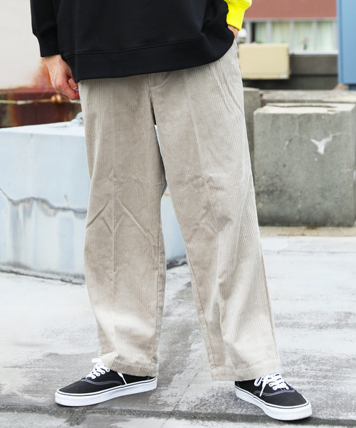 Ressaca（レサーカ）の「太畝コーデュロイワイドパンツ（その他パンツ・メンズ・ブラック/カーキ/ライトベージュ・M/L）」の16枚目の写真