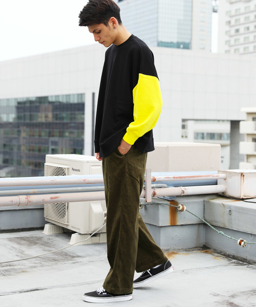 Ressaca（レサーカ）の「太畝コーデュロイワイドパンツ（その他パンツ・メンズ・ブラック/カーキ/ライトベージュ・M/L）」の18枚目の写真