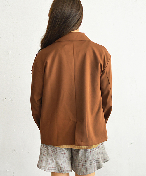 PairPair（ペアペア）の「ダブルゆるテーラードジャケット（テーラードジャケット・レディース・ライトブラウン/モカ/ブラウン系その他・FREE）」の11枚目の写真