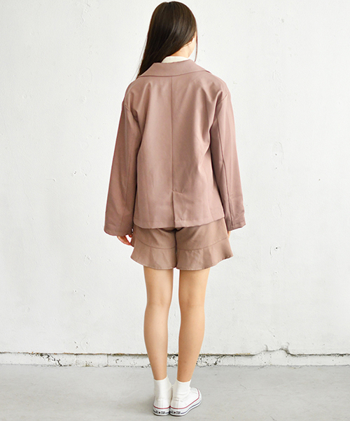 PairPair（ペアペア）の「ダブルゆるテーラードジャケット（テーラードジャケット・レディース・ライトブラウン/モカ/ブラウン系その他・FREE）」の14枚目の写真