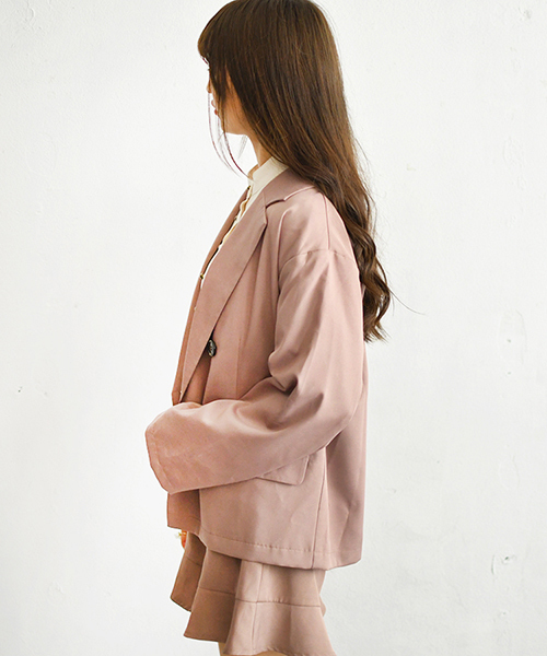 PairPair（ペアペア）の「ダブルゆるテーラードジャケット（テーラードジャケット・レディース・ライトブラウン/モカ/ブラウン系その他・FREE）」の16枚目の写真