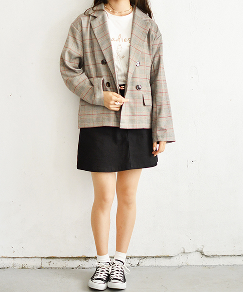 PairPair（ペアペア）の「ダブルゆるテーラードジャケット（テーラードジャケット・レディース・ライトブラウン/モカ/ブラウン系その他・FREE）」の18枚目の写真