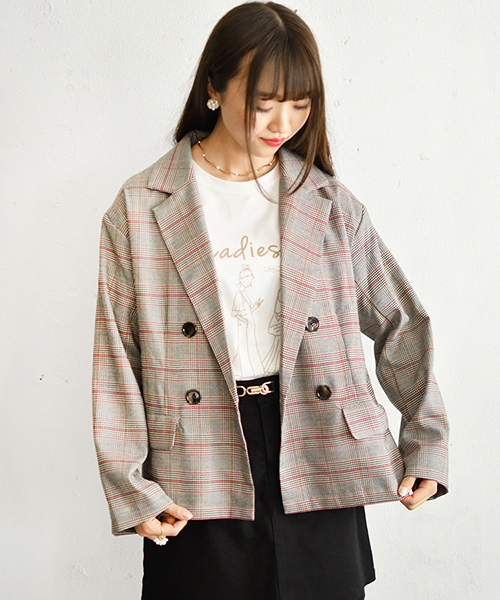 PairPair（ペアペア）の「ダブルゆるテーラードジャケット（テーラードジャケット・レディース・ライトブラウン/モカ/ブラウン系その他・FREE）」の20枚目の写真