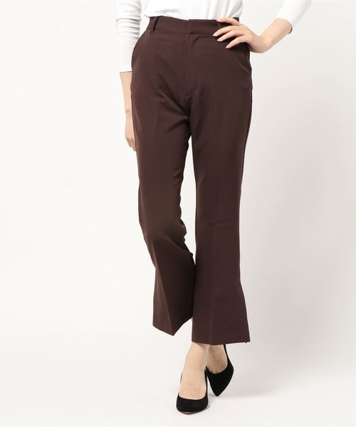 natural couture(ナチュラルクチュール)の「PP美シルエットフレアパンツ(その他パンツ・レディース・キャメル/レンガ/ブラック/ダークブラウン・FREE)」の9枚目の写真