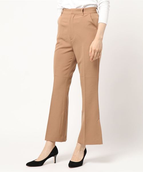 natural couture(ナチュラルクチュール)の「PP美シルエットフレアパンツ(その他パンツ・レディース・キャメル/レンガ/ブラック/ダークブラウン・FREE)」の8枚目の写真
