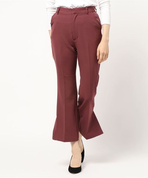 natural couture(ナチュラルクチュール)の「PP美シルエットフレアパンツ(その他パンツ・レディース・キャメル/レンガ/ブラック/ダークブラウン・FREE)」の7枚目の写真