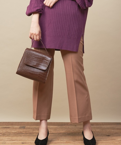 natural couture(ナチュラルクチュール)の「PP美シルエットフレアパンツ(その他パンツ・レディース・キャメル/レンガ/ブラック/ダークブラウン・FREE)」の21枚目の写真