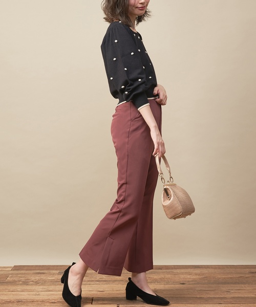 natural couture(ナチュラルクチュール)の「PP美シルエットフレアパンツ(その他パンツ・レディース・キャメル/レンガ/ブラック/ダークブラウン・FREE)」の18枚目の写真