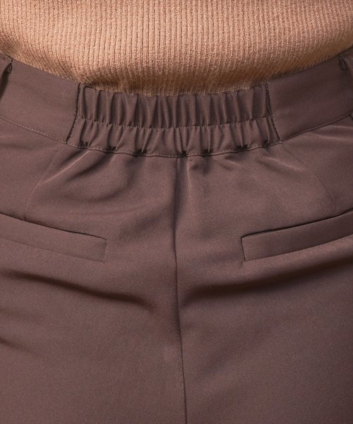 natural couture(ナチュラルクチュール)の「PP美シルエットフレアパンツ(その他パンツ・レディース・キャメル/レンガ/ブラック/ダークブラウン・FREE)」の13枚目の写真