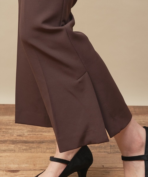 natural couture(ナチュラルクチュール)の「PP美シルエットフレアパンツ(その他パンツ・レディース・キャメル/レンガ/ブラック/ダークブラウン・FREE)」の11枚目の写真