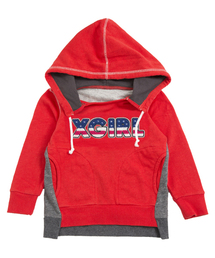 X-girl Stages | SWEAT HOODIE OLD GLORY (2T・3T)/ パーカー(パーカー)