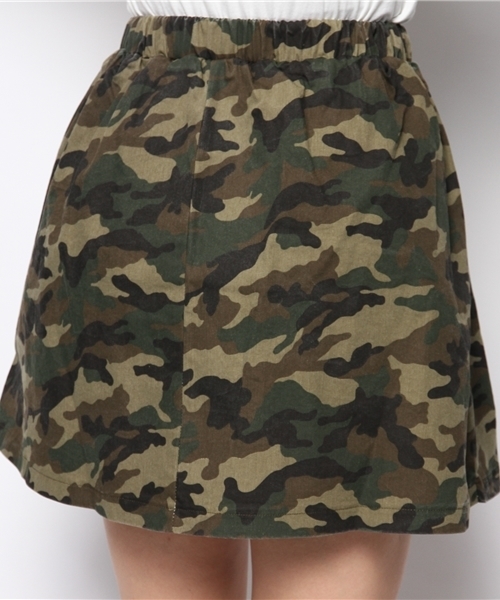 WEGO(ウィゴー)の「WEGO/迷彩柄フレアスカート(スカート・レディース・その他1・FREE)」の6枚目の写真