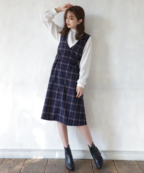 one after another NICE CLAUP(ワンアフターアナザーナイスクラップ)の「【ZOZO限定】スタンドカラー レース付きブラウス(シャツ/ブラウス・レディース・ブラウン/オフホワイト/ピンクベージュ・FREE)」の17枚目の写真