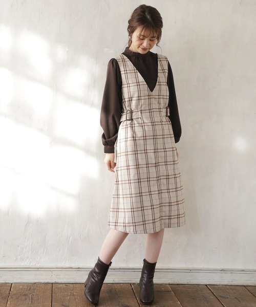 one after another NICE CLAUP(ワンアフターアナザーナイスクラップ)の「【ZOZO限定】スタンドカラー レース付きブラウス(シャツ/ブラウス・レディース・ブラウン/オフホワイト/ピンクベージュ・FREE)」の19枚目の写真