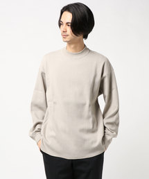 KURO | 【KURO クロ】HONEYCOMB MOCK NECK L/S TEE(Tシャツ/カットソー)