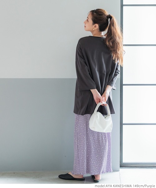 coca(coca)(コカ)の「ドットプリーツスカート(スカート・レディース・ブラック/ブラウン/パープル/グレイッシュベージュ・ONE SIZE)」の15枚目の写真