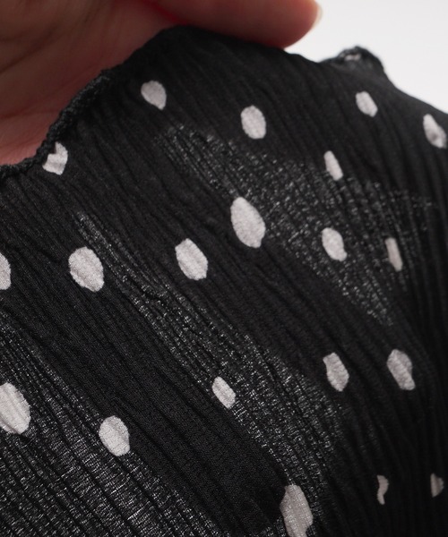 coca(coca)(コカ)の「ドットプリーツスカート(スカート・レディース・ブラック/ブラウン/パープル/グレイッシュベージュ・ONE SIZE)」の19枚目の写真