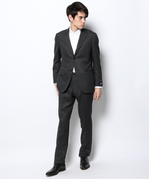 Super 100's ストライプスーツ Perfect Suit FActory セットアップ 「Super100'S」ウール100