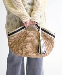 SHIPS | VIOLAd’ORO:2WAYラフィアトート（M）20SS◆(かごバッグ)